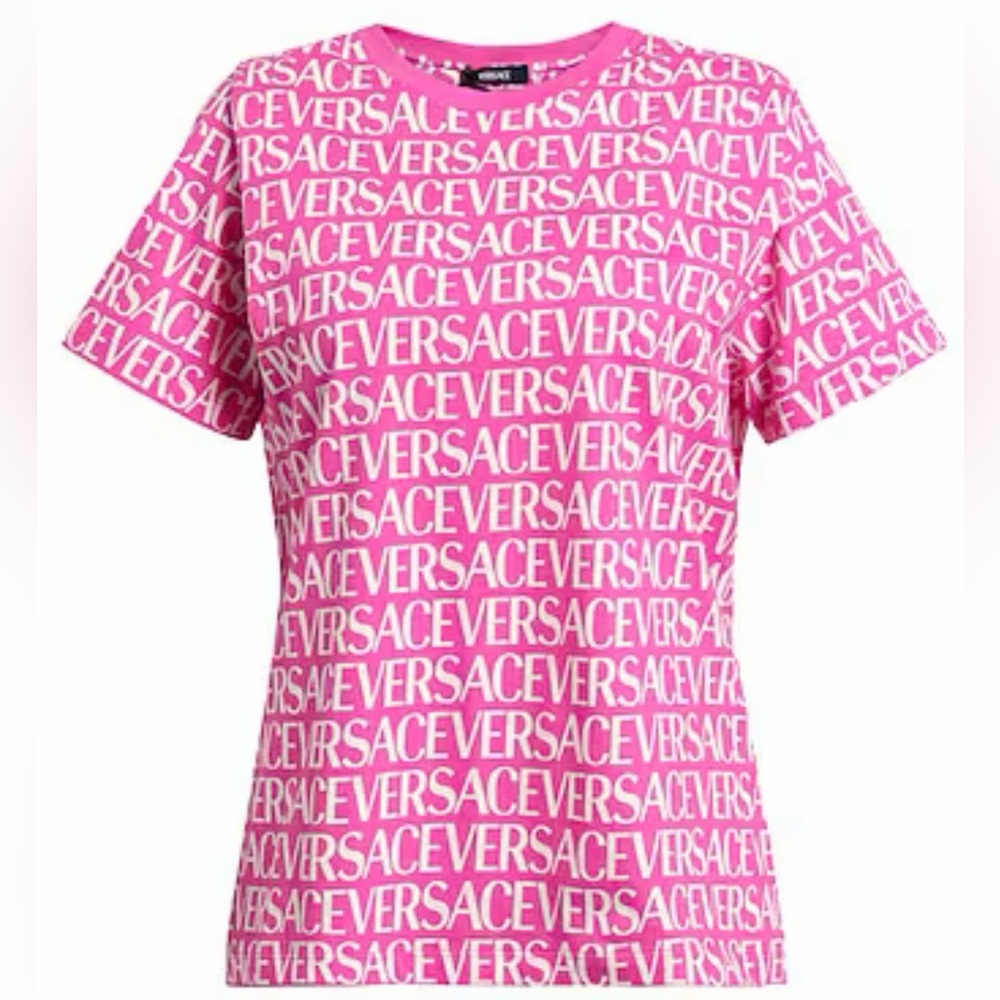 Versace Pink Logo T-Shirt